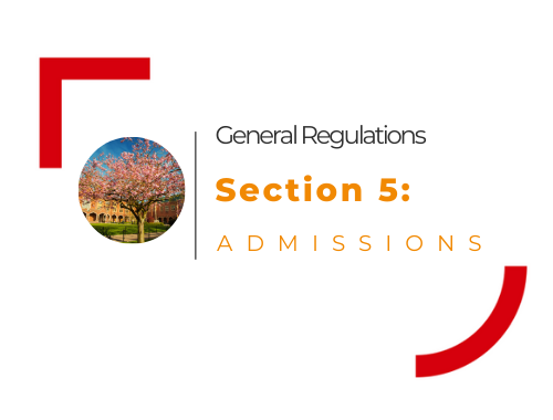 Section 5 - Admissions